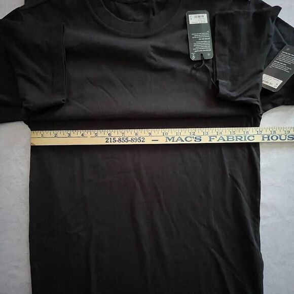 allbirds Organic Cotton T Shirts Mens Size XS Black Crew Neck Short Sleeve 2 CT - Picture 12 of 12